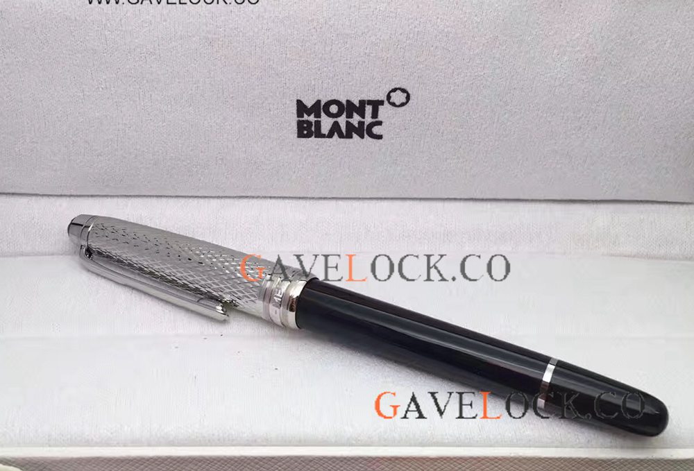 Wholesale Mont Blanc Replica Pens / Meisterstuck Silver Cap Rollerball Pen